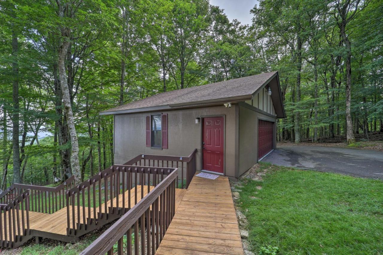 Beech Mountain Cabin Retreat With Hot Tub And Views! Exteriör bild
