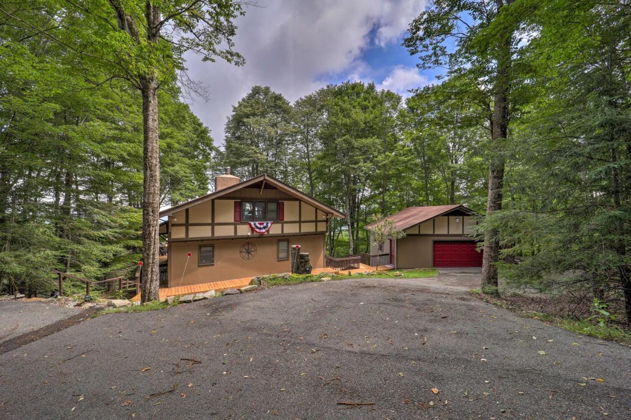 Beech Mountain Cabin Retreat With Hot Tub And Views! Exteriör bild