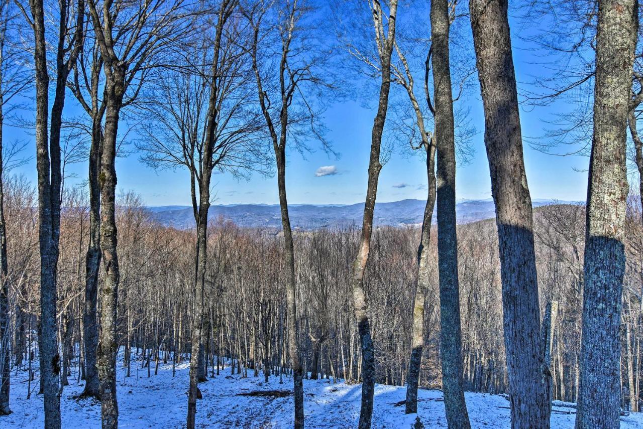 Beech Mountain Cabin Retreat With Hot Tub And Views! Exteriör bild