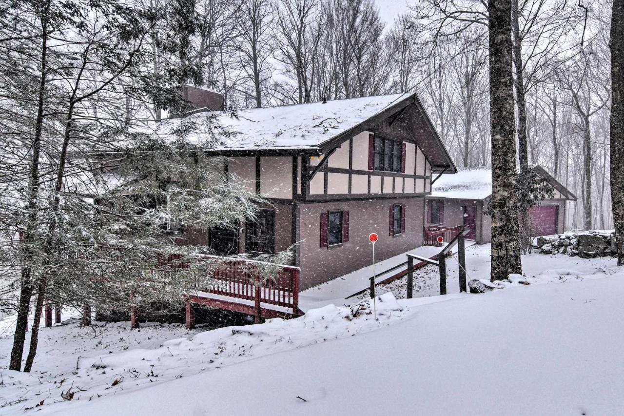 Beech Mountain Cabin Retreat With Hot Tub And Views! Exteriör bild